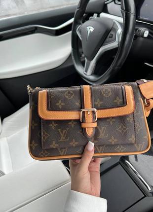 Женская сумка lv brown new4 фото