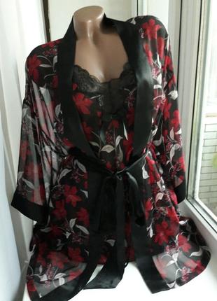 Шикарный комплект халат-кимоно1 фото