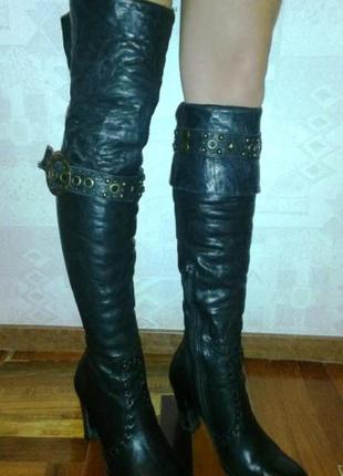 Сапоги кожаные трансформеры 3