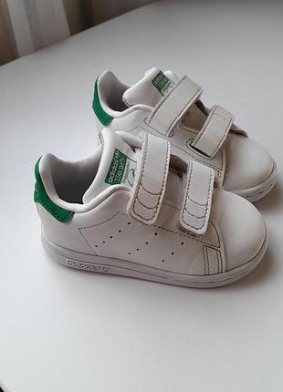 Кеди adidas 21р, білі кеди adidas 13 см стелька 3