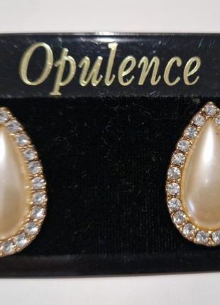 Vintage! opulence большие новые серьги! usa 🇺🇸