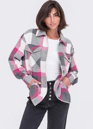 Рубашка в большую клетку арт. 13352