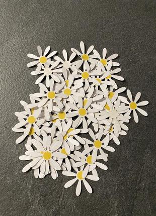 Квіти ромашки паперові декор на стіл1 фото