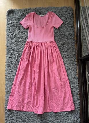 Stradivarius стильное хлопковое платье