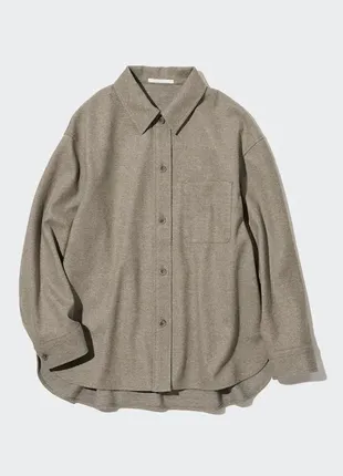 Сорочка тепла uniqlo, р. м, overshirt