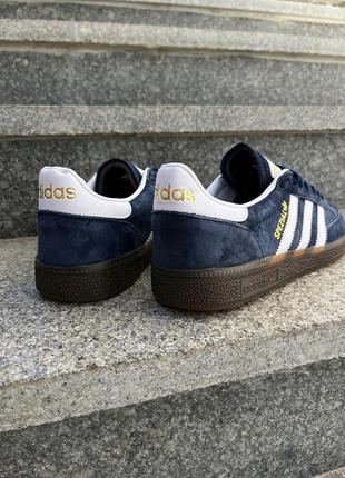 Кроссовки мужские adidas spezial blue/white6 фото