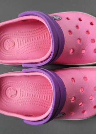 Сабо кроксы шлепки crocs на девочку размер 313 фото