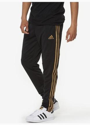 Adidas tiro19 тренировочные брюки черный/светоотражающий золотой1 фото
