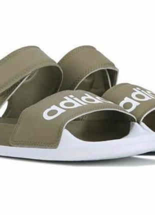 Жіночі босоніжки, сандалі adidas adelitte sandals olive1 фото