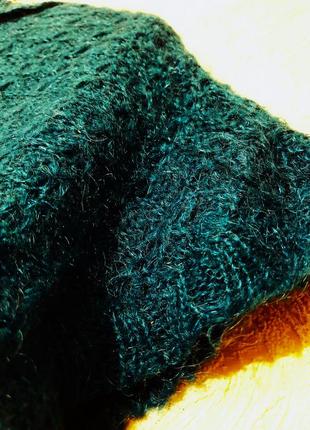 We fashion нідерланди красивий светр-безрукавка синій цільні короткі рукави мохер в'язаний жіночий8 фото