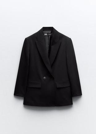 Піджак чорний zara black blazer