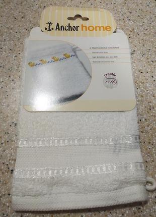 Рушник-махрова рукавичка з зоною для вишивки хрестом1 фото