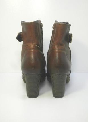 Женские утепленные кожаные ботинки gabor р. 38-395 фото