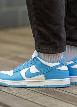 Стильные ядовые кроссовки nike gold sb dunk low white blue