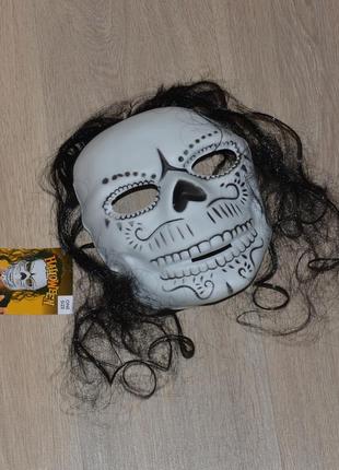 Маска halloween. скелет череп костюм карнавальний хеллоуїн хелоуїн хеллоуін хелоуін хелловін хеловін хеллоувін george2 фото