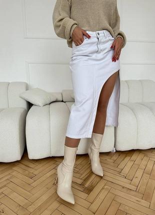 Ботильони черевики бежеві молочні на підборі шпильці стрейч панчохи