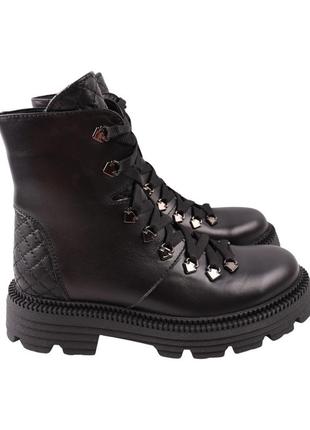 Ботинки женские r&y черные натуральная кожа, 41