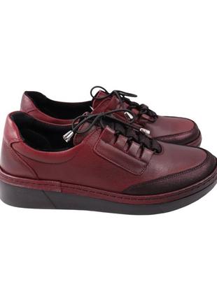 Туфлі жіночі kesim бордові натуральна шкіра, 36