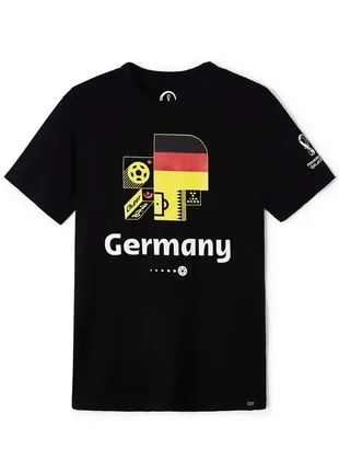 Чоловіча футболка fifa, розмір s/44, чорний1 фото