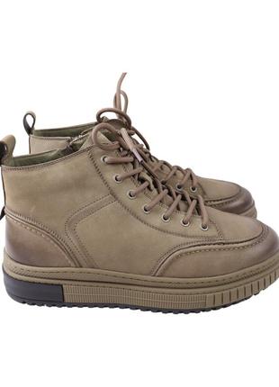 Ботинки мужские clemento зеленые натуральный нубук, 45