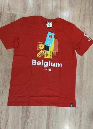Чоловіча футболка fifa, розмір m, червоний3 фото
