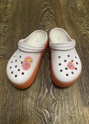 Классные кроксы crocs platforms оригинал