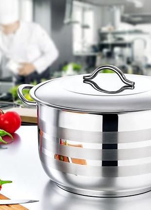 Кастрюля с крышкой oms classic 2005-16 16 см 2.1 л