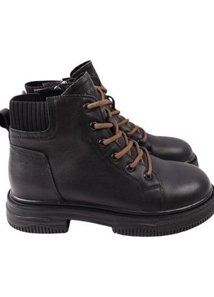 Ботинки женские li fexpert черные натуральная кожа, 40