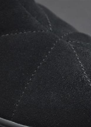 Женские модные черные зимние замшевые полуботинки на платформе best vak 108391015 фото