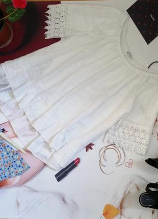 Блуза co&co, 100% хлопок, размер l, италия