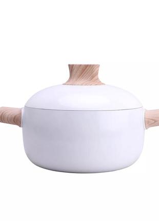 Кастрюля pepper белая жемчужина pr-2303-18 2.3 л 18 см