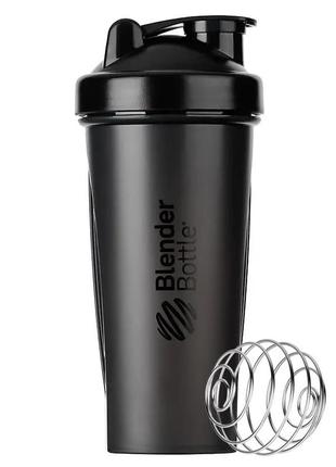 Шейкер спортивний blenderbottle classic 28oz/820ml black (original)