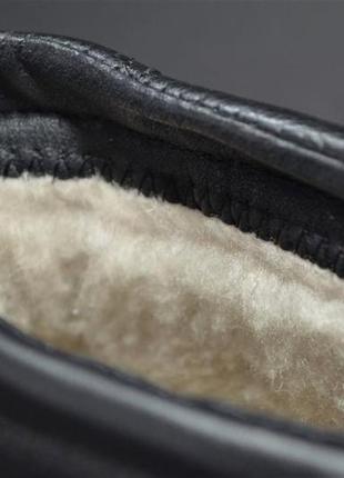 Жіночі модні чорні зимові шкіряні черевики на платформі best vak 108391015 фото