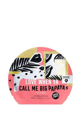 Маска для лица victoria’s secret pink superfruit sheet mask