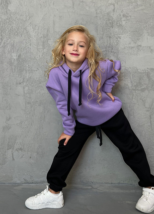 Теплый спортивный костюм на флісе, теплий спортивний костюм на флісі зимовий3 фото