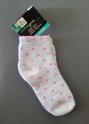 Дитячі махрові шкарпетки1 фото