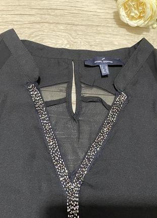 Блуза, блузка с бисером daniel hechter, р.m-l3 фото