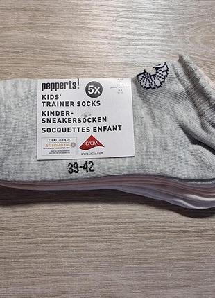 Трикотажные укороченные носки для девочки pepperts 39-42