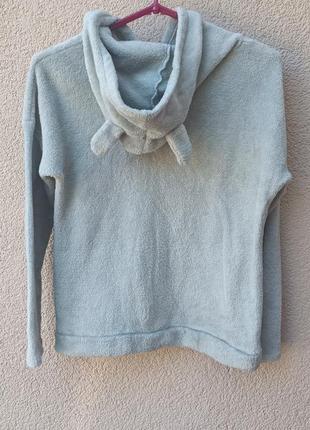🔥 распродаж 🔥 кофта флисовая теплая с капюшоном свитер на флисе флиска 44-48 г.5 фото