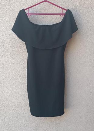 🔥 розпродаж 🔥 чорна сукня плаття відкриті плечі river island
