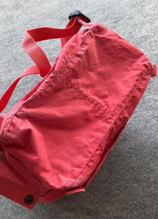 Оригинальный портфель, рюкзак fjallraven kanken classic unisex backpack flamingo pink7 фото