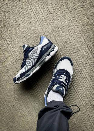 🍁☘️asics gel nyk navy steel☘️🍁  кроссовки мужские ассикс, кроссовки асикс мужские, мужские кроссовки ассикс8 фото