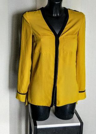 Гірчична сорочка від h&m  {акція!!!! 1   1= 3️⃣ 🎁🎉}