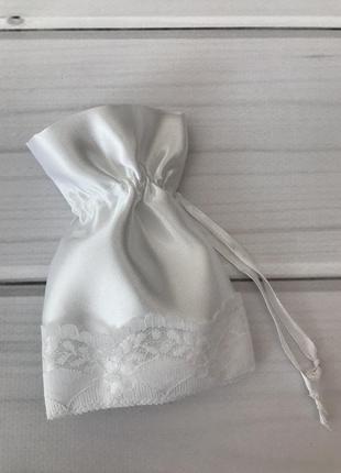 Мешочек для локона белый
