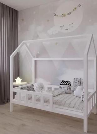 Ліжко дитяче з дерева ясен, спальне місце 190*80 см