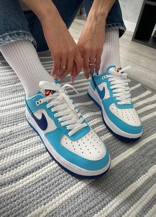 Женские кроссовки nike air force 1 low 07 lv8 bluewhite