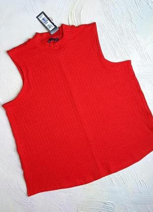 Фирменная красивая красная блуза marks &amp; spencer, размер 56 - 58