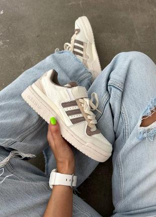 Кроссовки adidas forum "teddy beige"