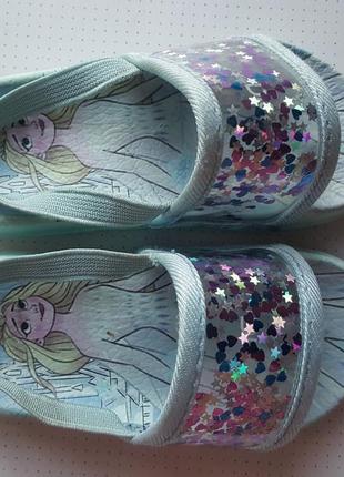 Шлепки, босоножки, тапочки ледяное сердце