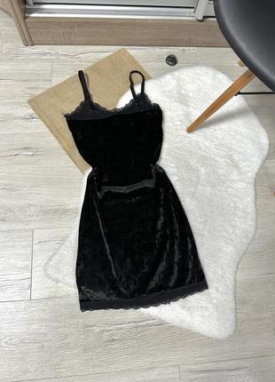 Велюровое платье от h&amp;m3 фото